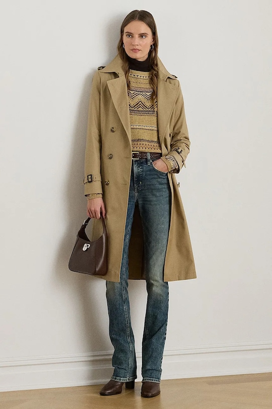 

Пальто Lauren Ralph Lauren, бежевый