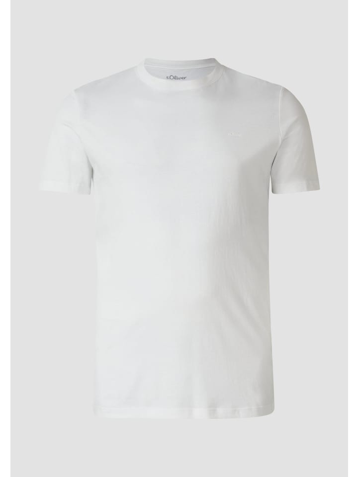 

Футболка в цвете 0100_white s.Oliver, Белый, Футболка в цвете 0100_white s.Oliver