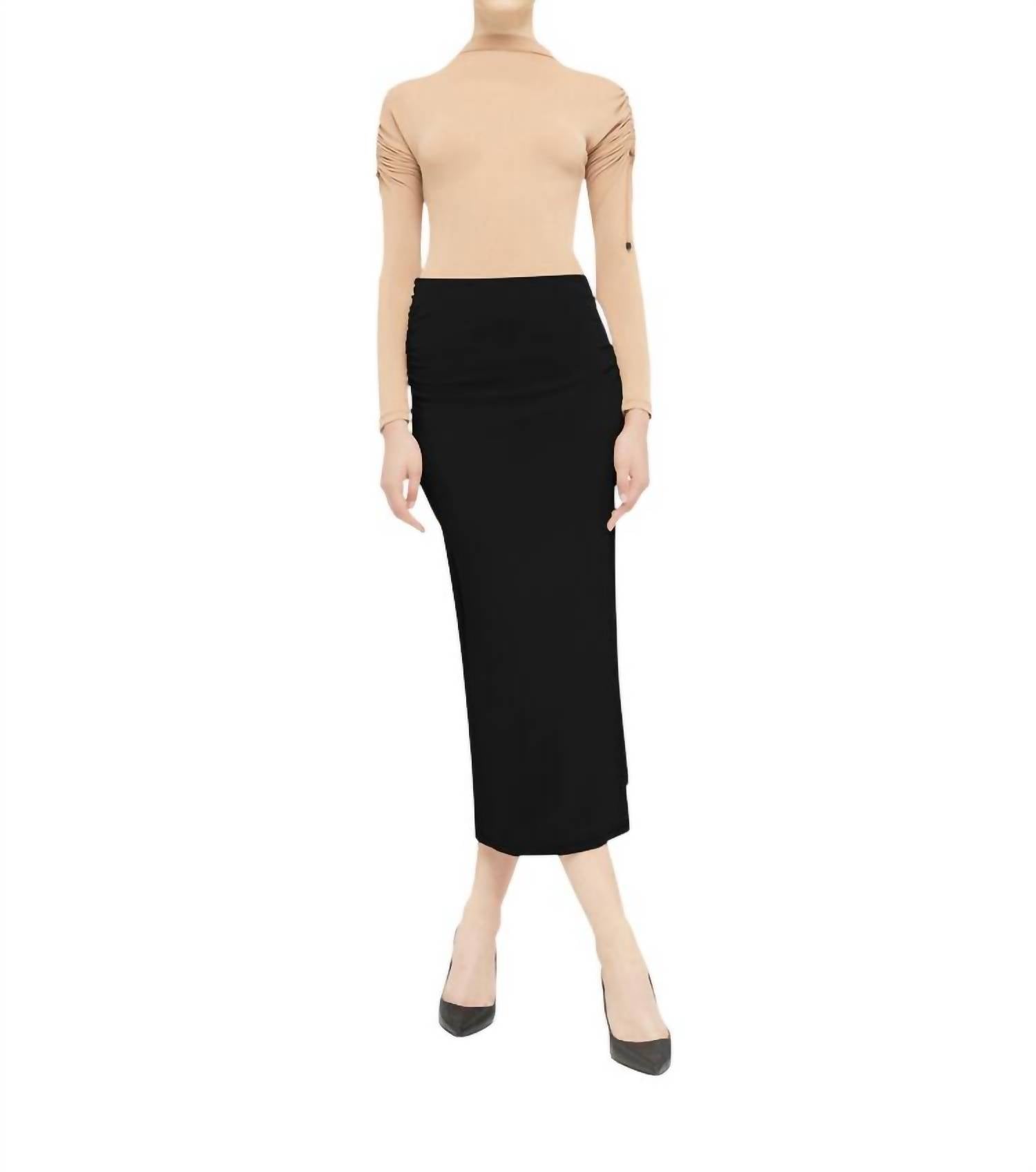 

Юбка из крепового джерси черного цвета Wolford