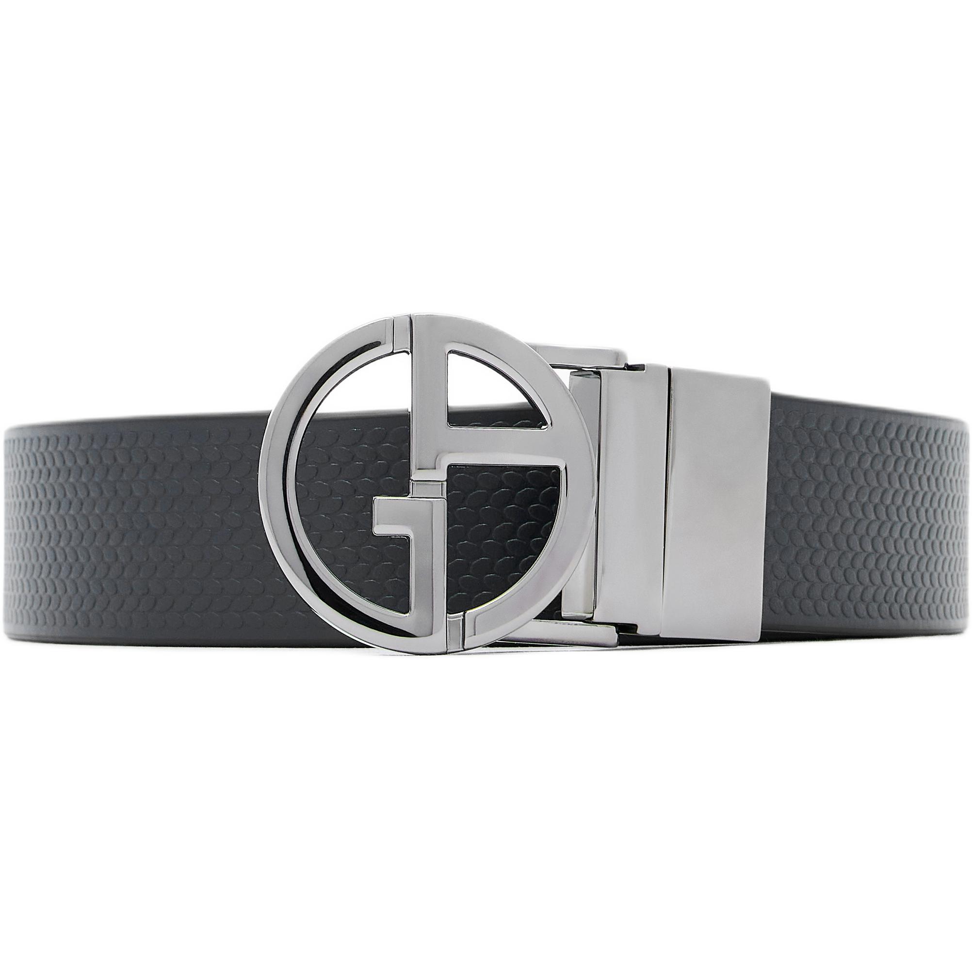 

EMPORIO ARMANI Реверсивный пояс из замши с тиснением, Black