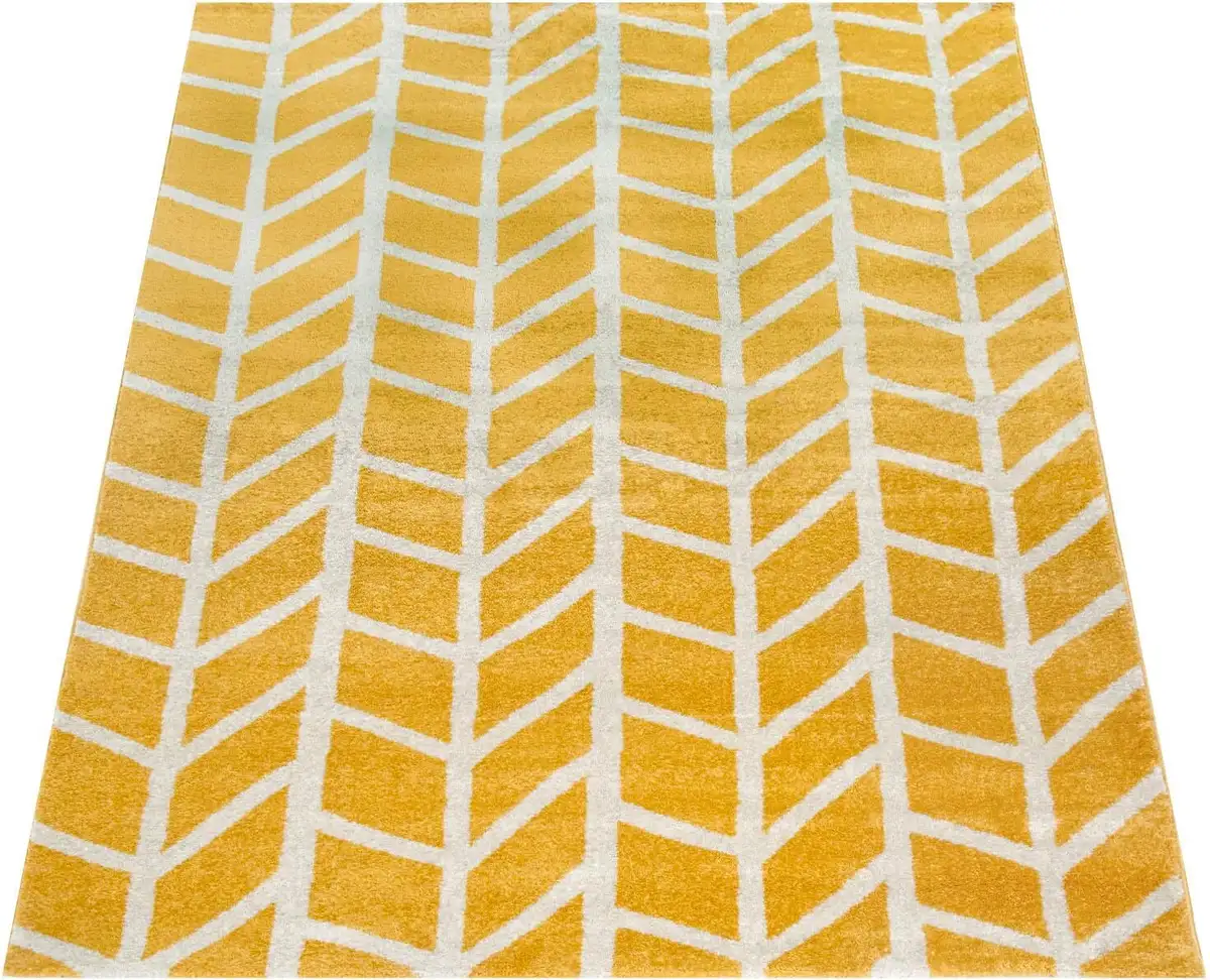 

Ковер Paco Home "Pattern 120", прямоугольный, короткий ворс, современный геометрический дизайн 200х290 см, цвет gelb