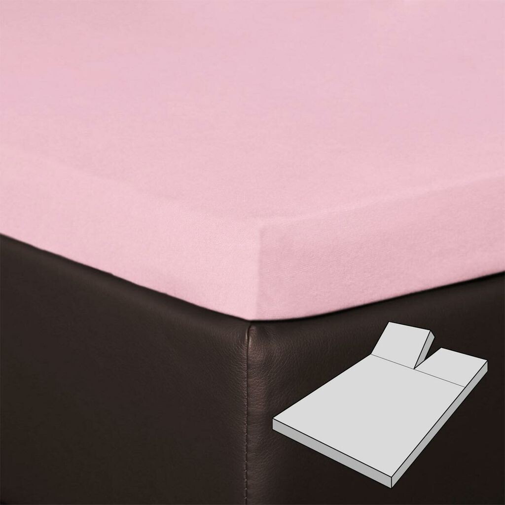 

Bettwaren-Shop Split-Topper простыня 180x200 - 200x220 см роза