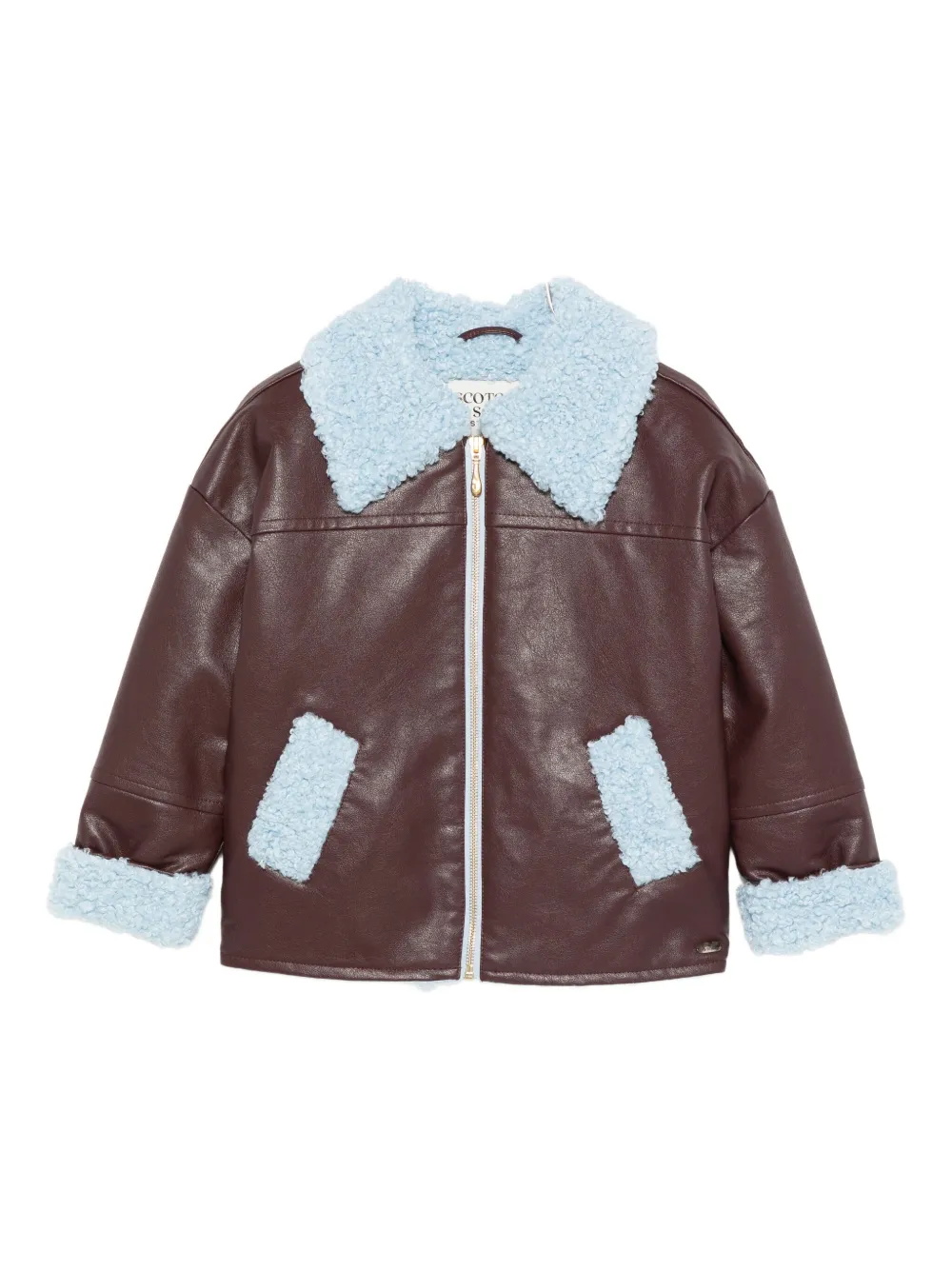 

Толстовка на молнии Scotch & Soda Kids, коричневый