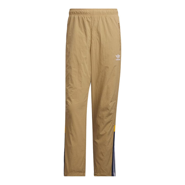 

Брюки trefoil 3-stripes track Adidas, коричневый