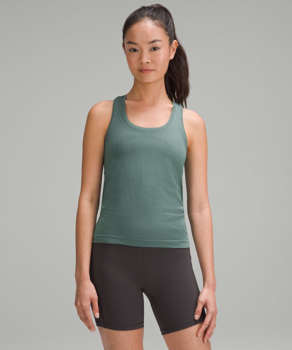 

Майка Swiftly Tech Racerback 2.0 Lululemon, зеленый