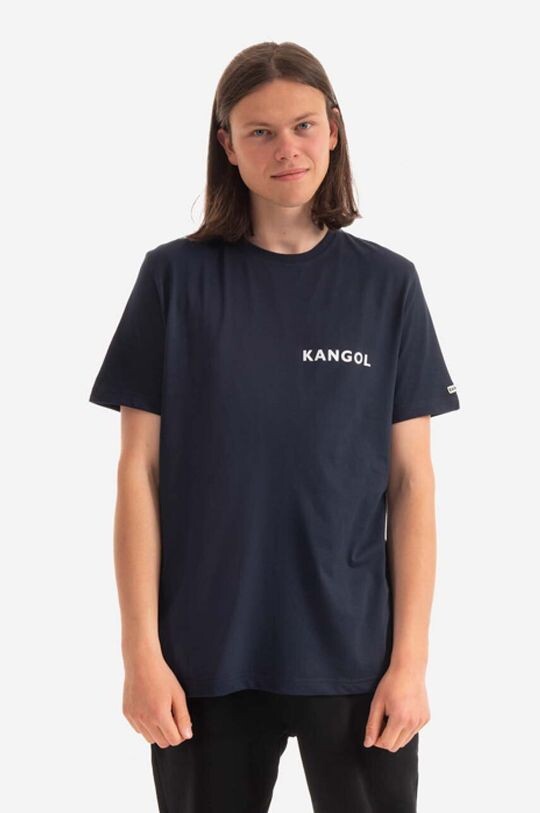 

Футболка Heritage Basic из хлопка Kangol, темно-синий