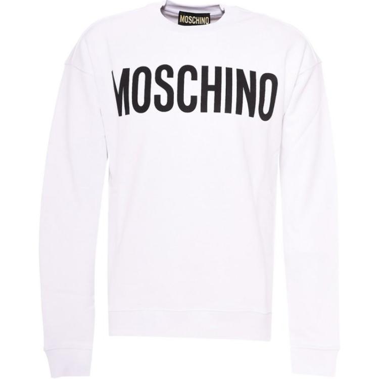 

Лонгслив с принтом логотипа MOSCHINO, белый