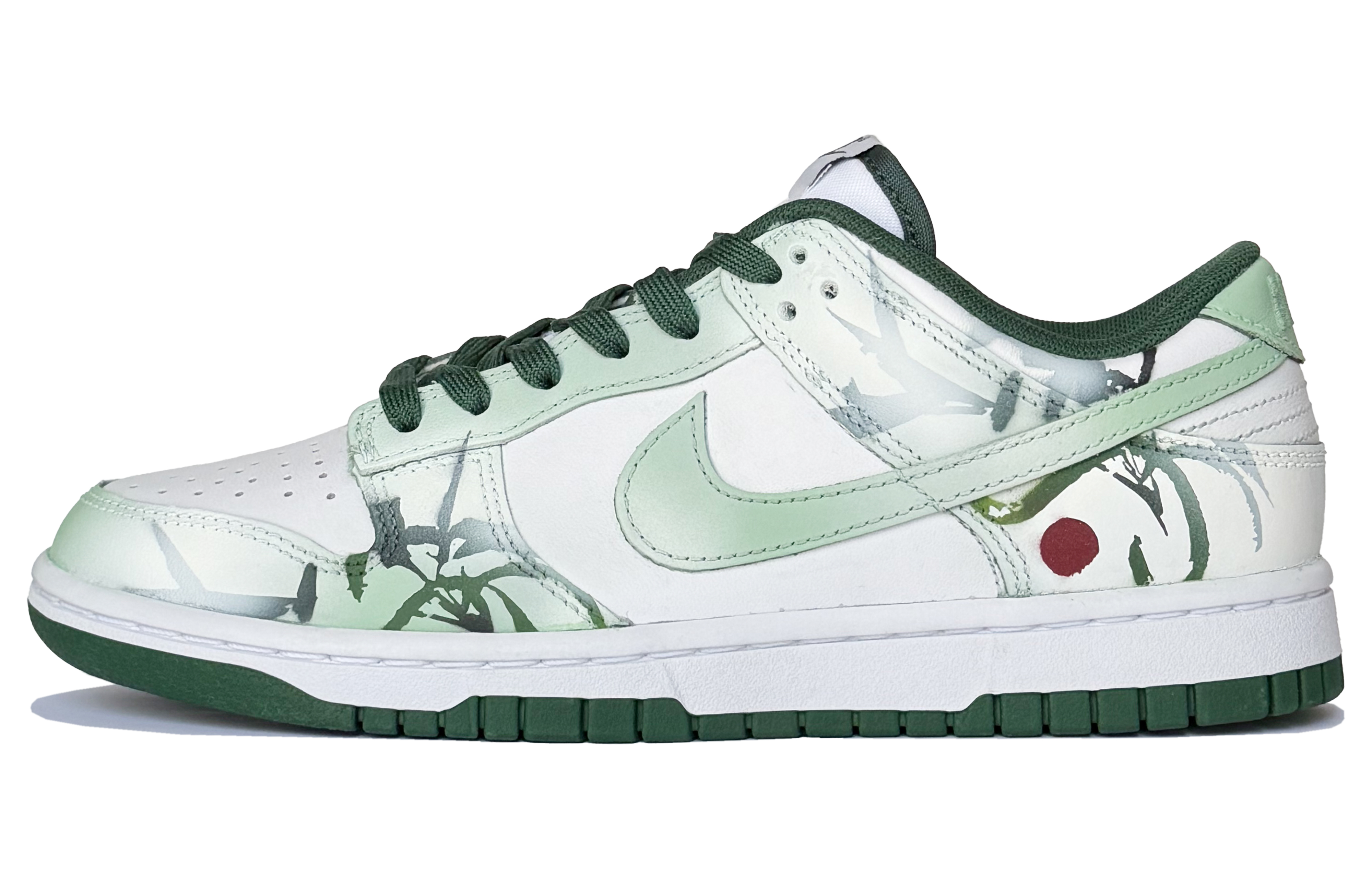 

Nike Кроссовки для скейтбординга Dunk Varsity Green с низкой амортизацией для детей и подростков