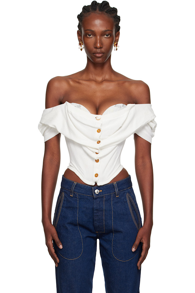 

Кардиган-корсет Bea Vivienne Westwood, белый