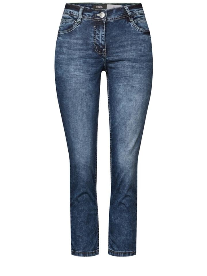 

Шорты Cecil, цвет mid blue used wash
