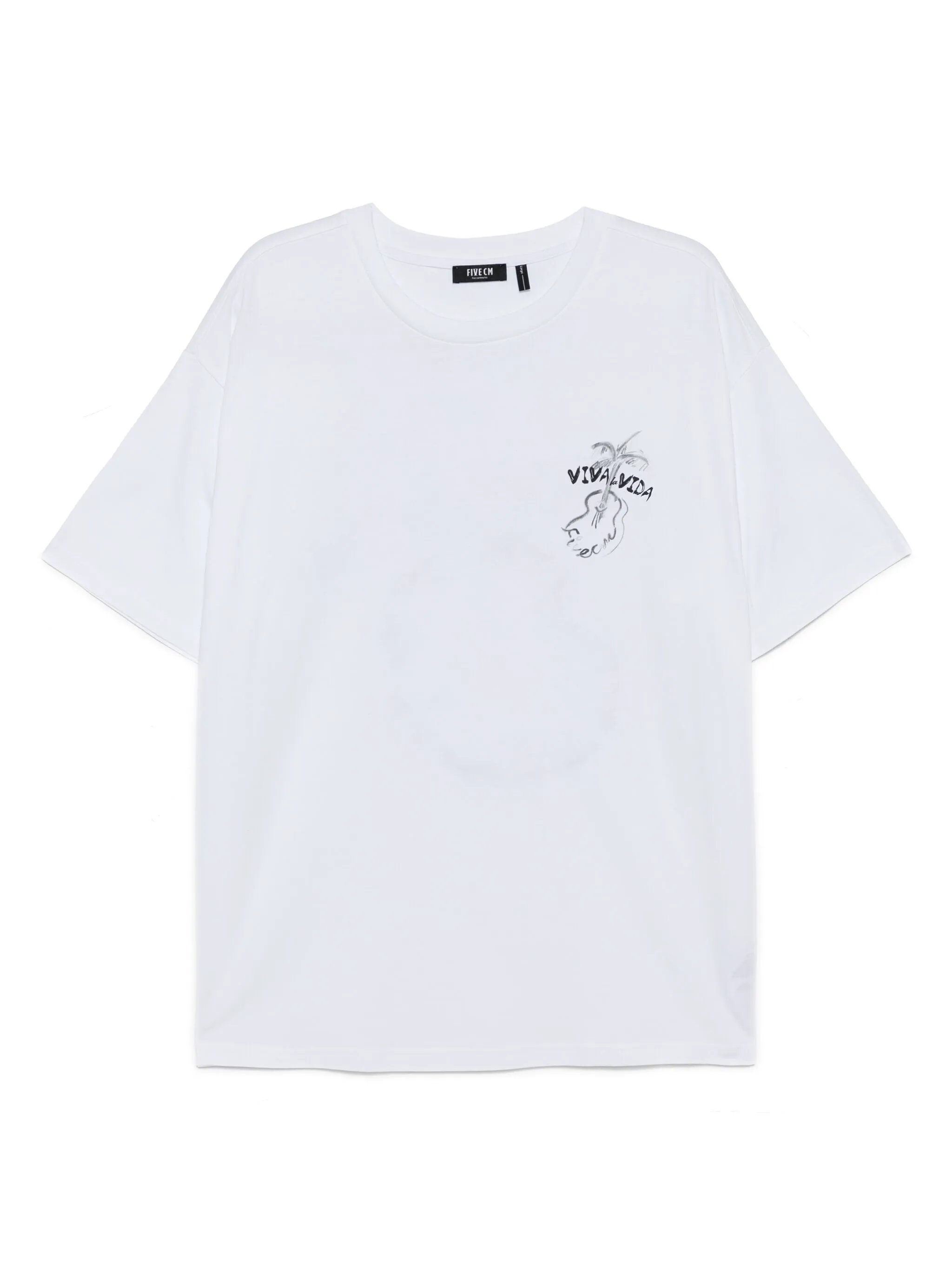 

Футболка с графичным принтом Five Cm, белый