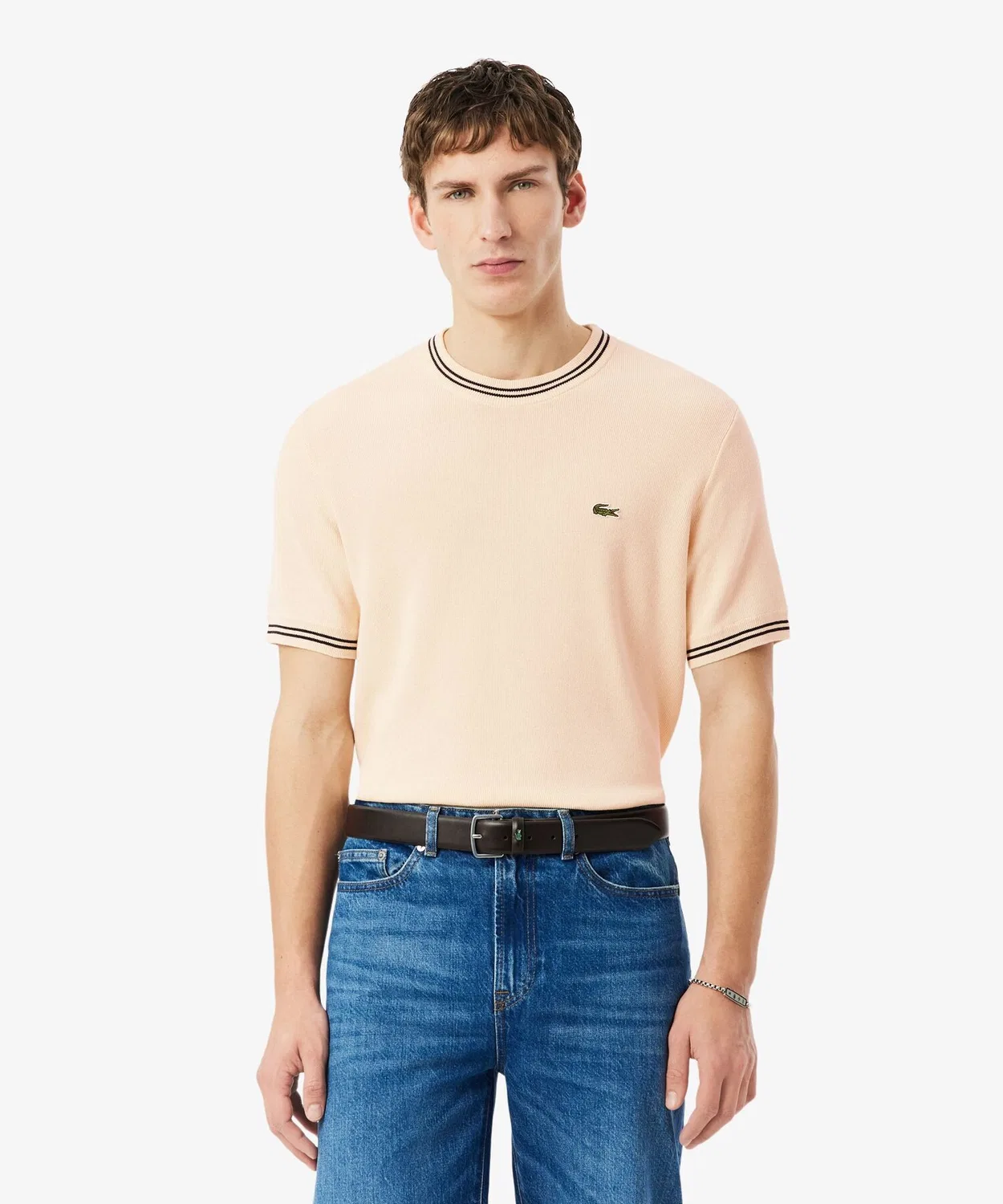 Футболка Classic Fit 100% Хлопок, Слоновая кость — фото 3