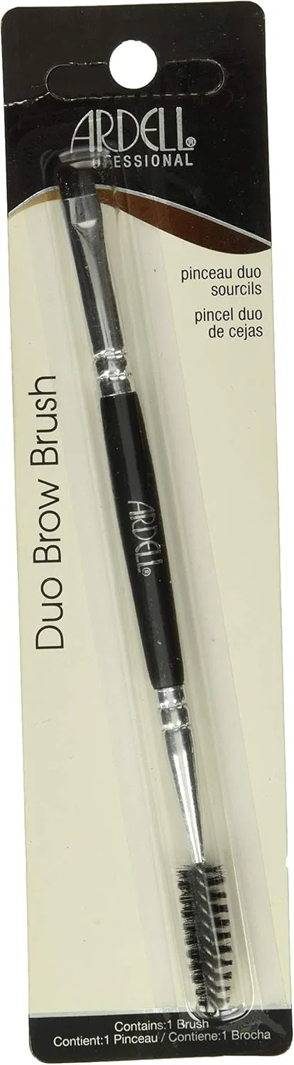 Кисть для бровей Ardell Duo Brow Brush, серебристо-черная — фото 2