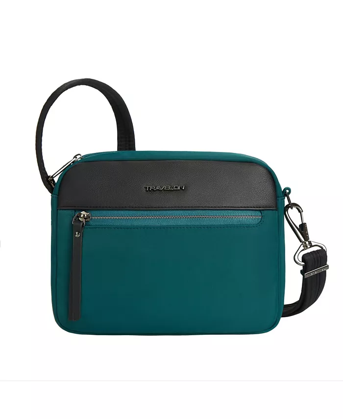 

Антикражная сумка Addison Small Crossbody Travelon, зеленый
