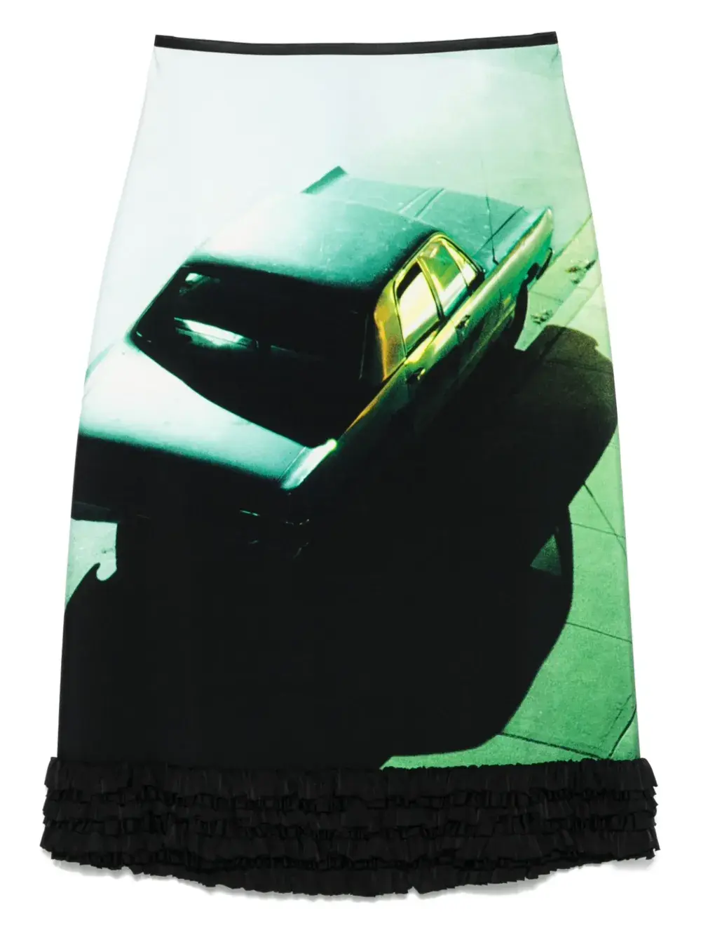 

Юбка миди с графичным принтом JIL SANDER, зеленый