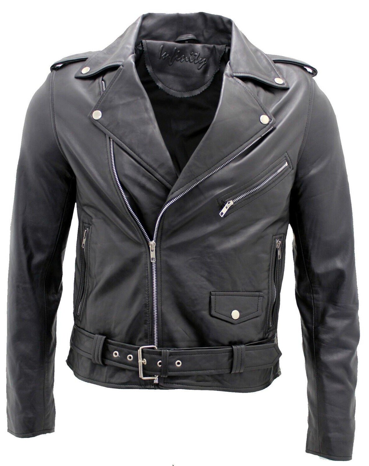 

Классическая кожаная косуха Brando-Анталья Infinity Leather, черный