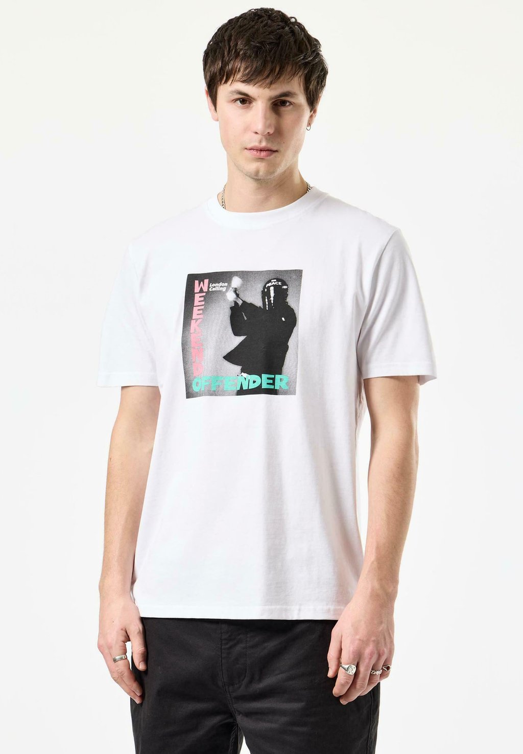 

Футболка с принтом LONDON CALLING GRAPHIC Weekend Offender, белый