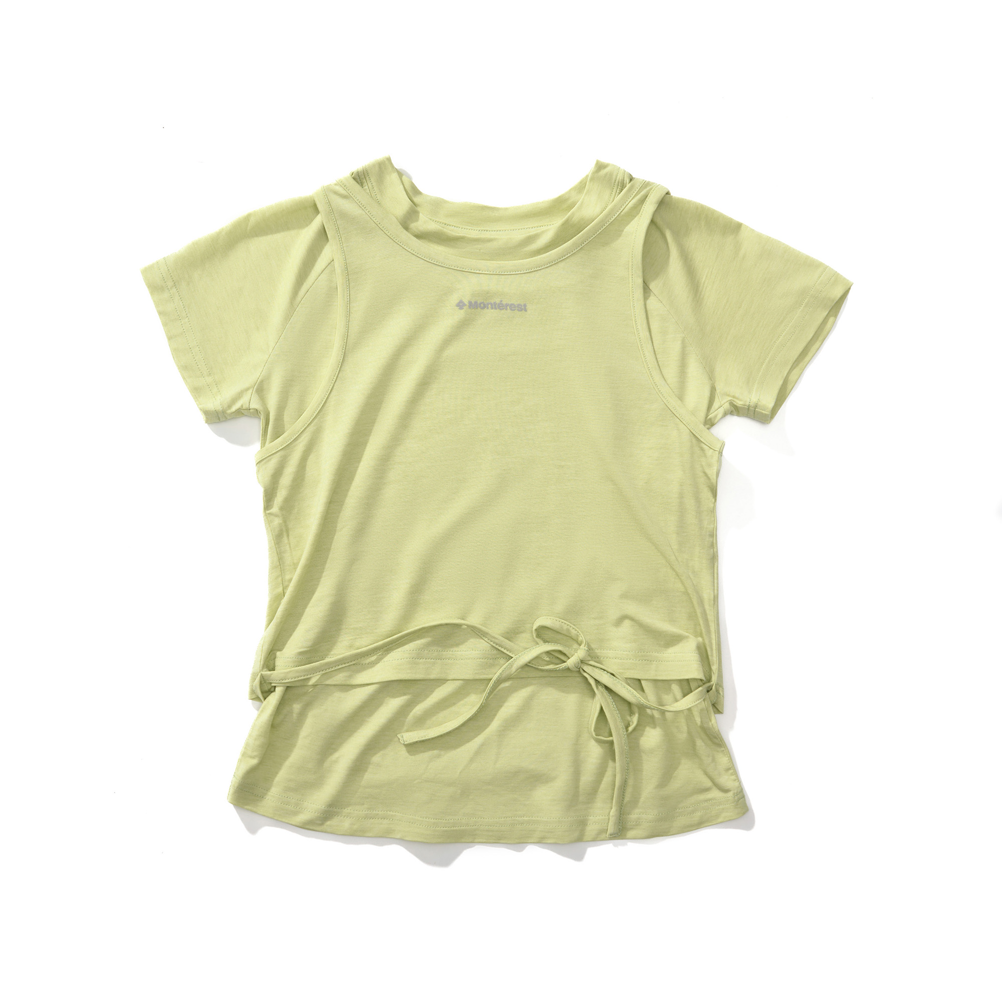 

Футболка Monterest Shun Time Wilderness Regular женская NOTHOMME, желтый