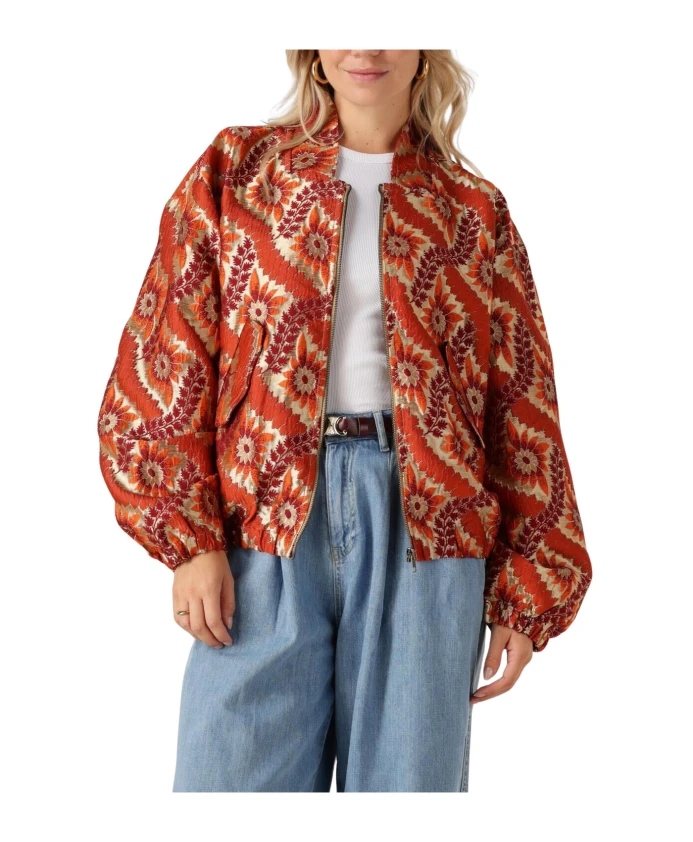 

Оранжевое зимнее пальто для женщин Notre-V, мультиколор