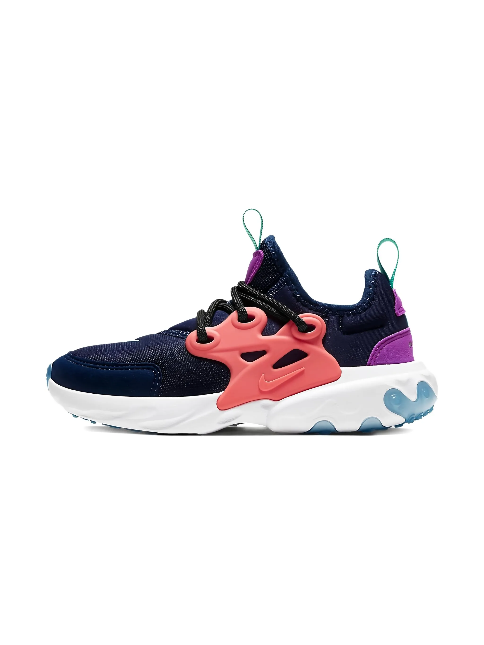 Кроссовки Rt Presto Midnight Navy/Kinetic Nike Kids, синий — фото 2