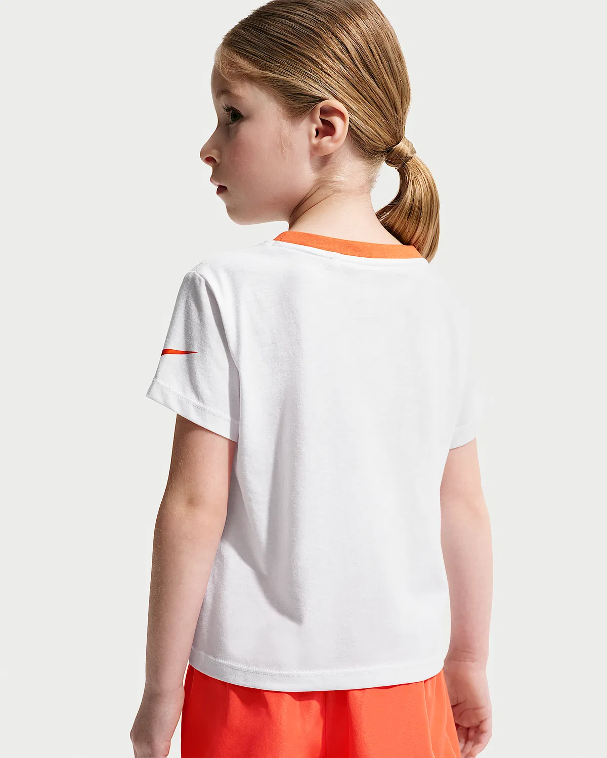 Детский набор Nike Dri-FIT: футболка и шорты, Turf Orange — фото 3