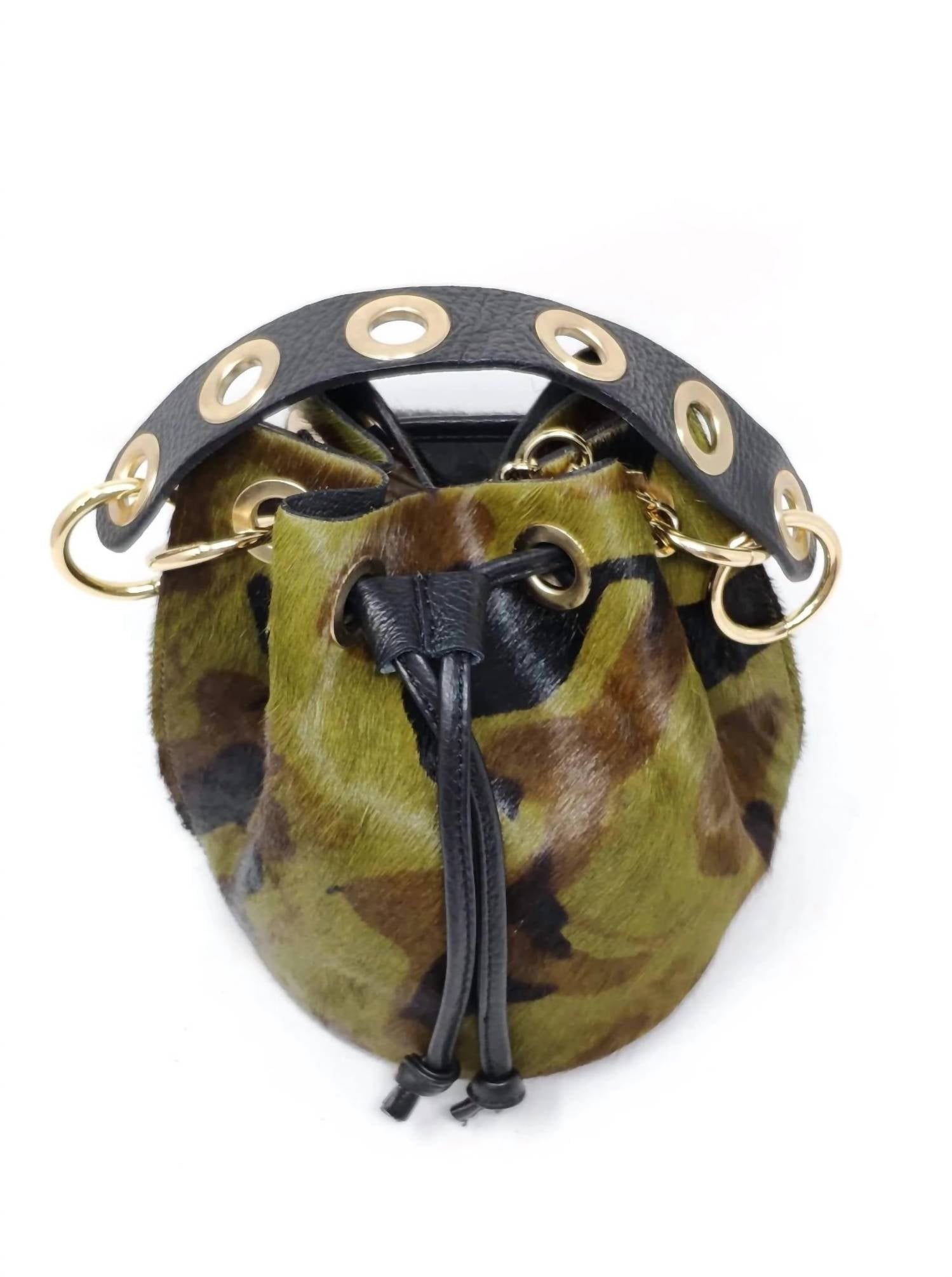 

Женская сумка-ведро в камуфляже German Fuentes, Camo