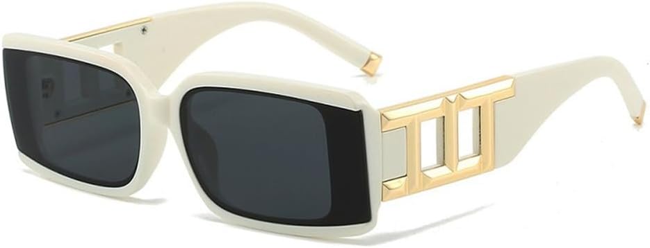 

Солнцезащитные очки прямоугольной формы для женщин и мужчин, с леопардовым принтом, черные, с золотым декором, винтажные, с градиентными линзами, поликарбонатная оправа, защита от УФ-излучения UV400 VFDHN, C5