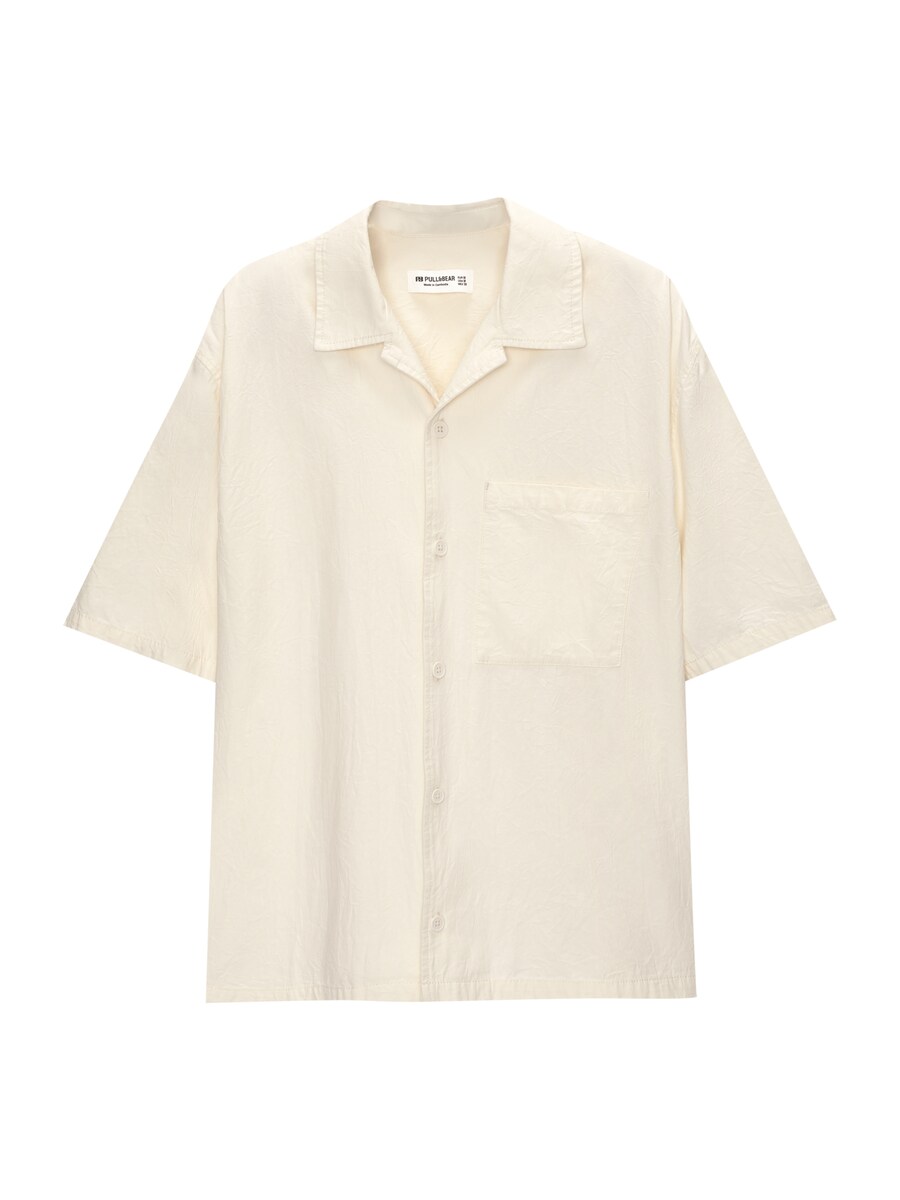 

Рубашка на пуговицах Comfort fit Pull&Bear, песочный