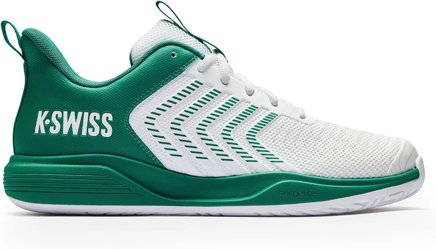 Кроссовки для пиклбола K-Swiss Ultrashot Light, бело-зеленые