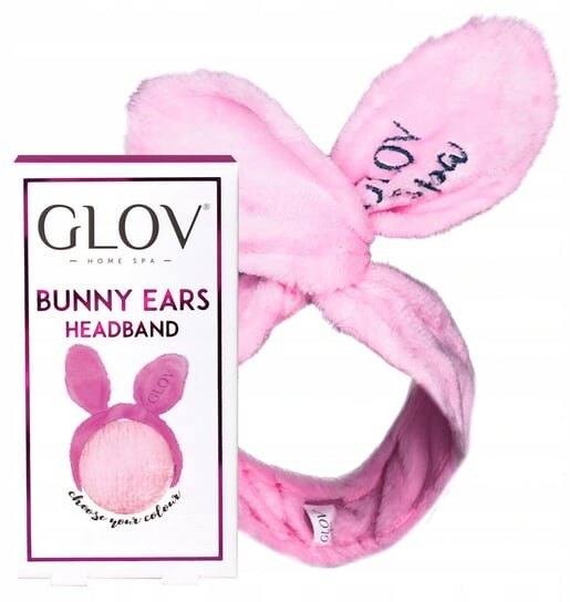 

Розовая повязка для волос Glov Bunny Ears
