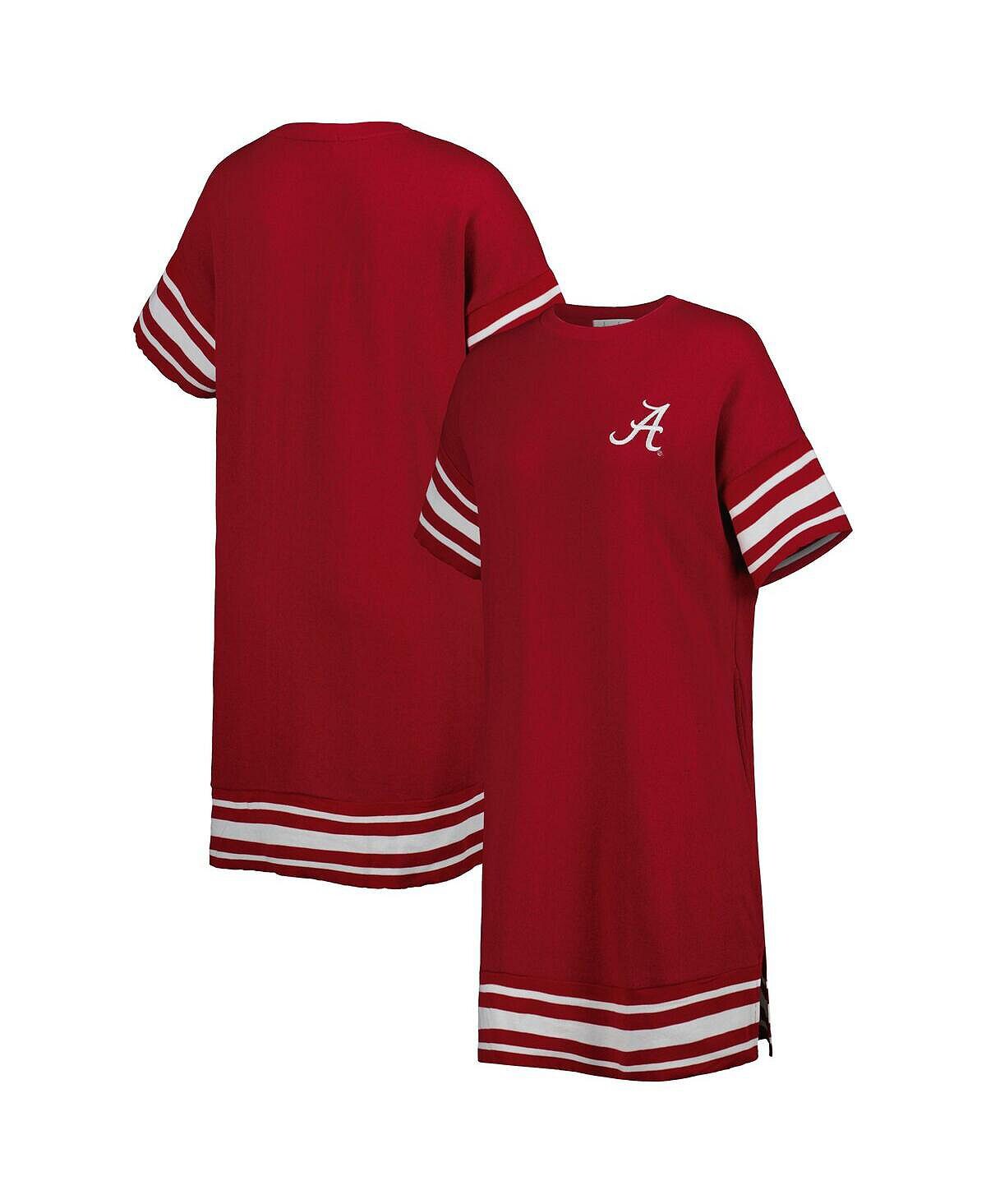 

Женское платье-футболка с каскадом Crimson Alabama Crimson Tide Touch