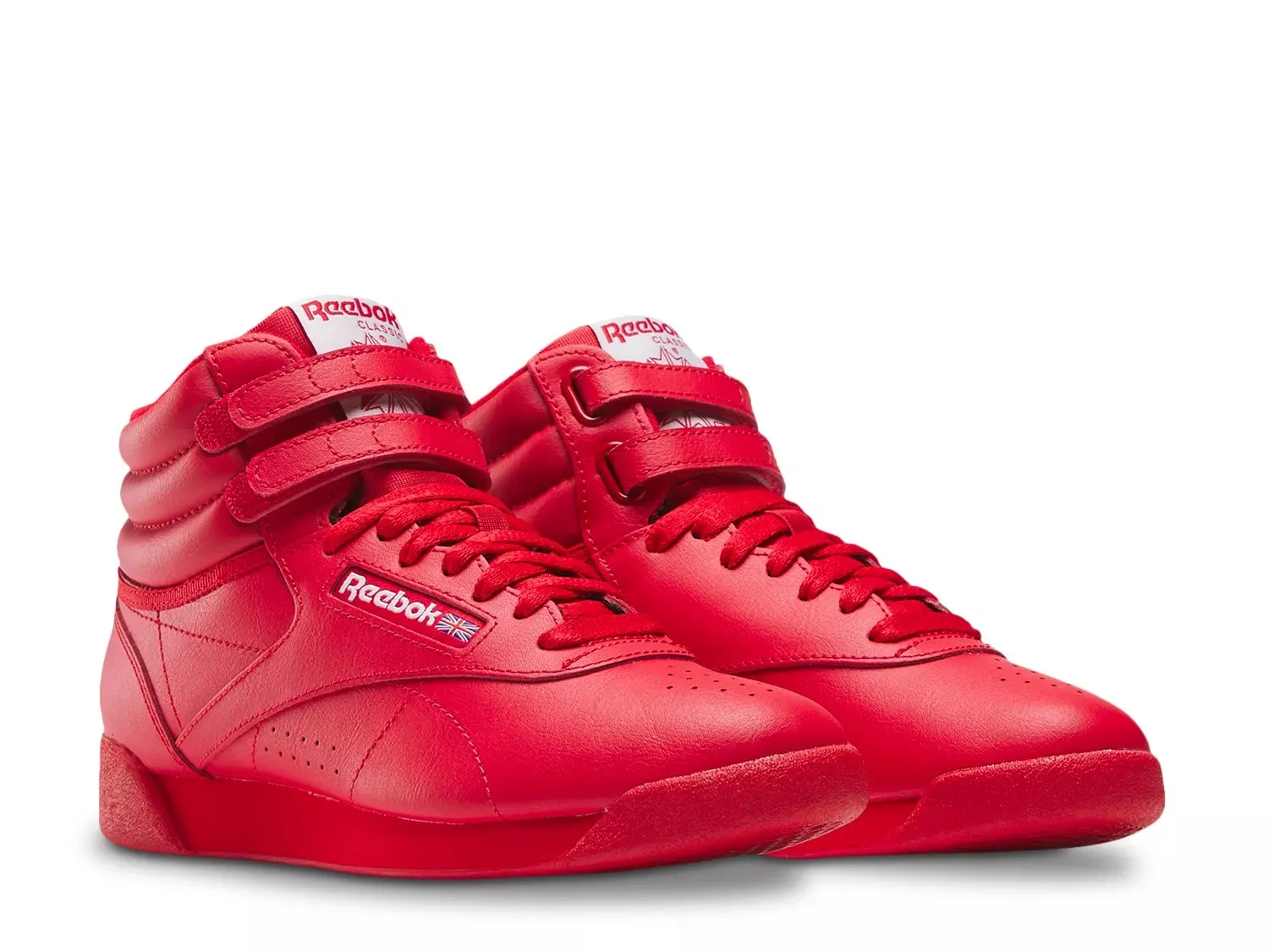 Кроссовки Reebok Freestyle Hi High-Top — женские, красные — фото 2