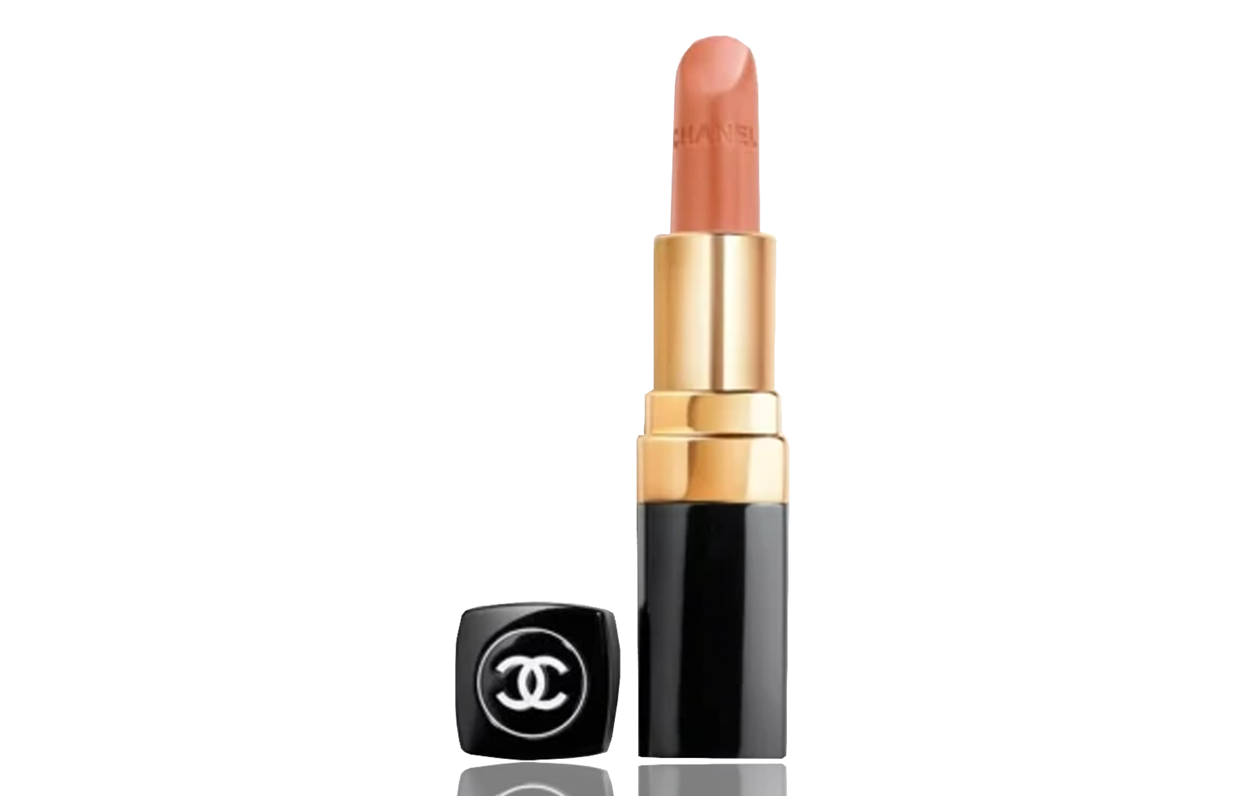 

Помада rouge coco атласный блеск легко растушевывается осветляет тон CHANEL, #102 peach бежевый