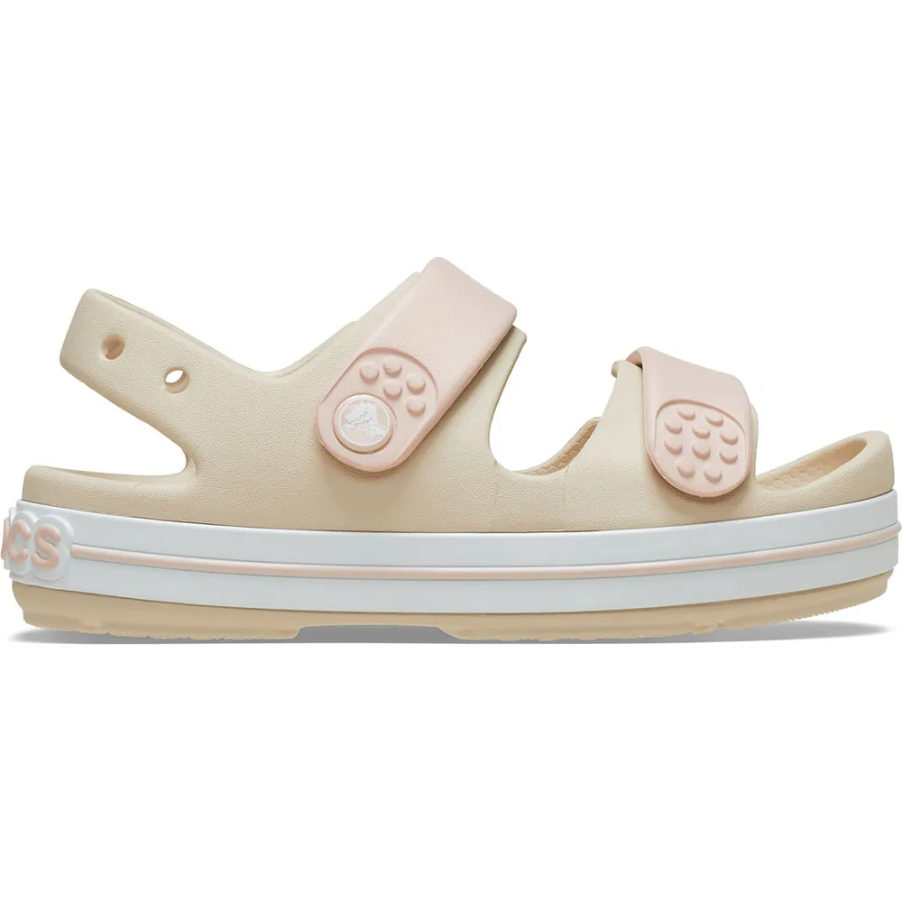 Crocs Band Cruiser Toddler slides, бежевый — фото 3
