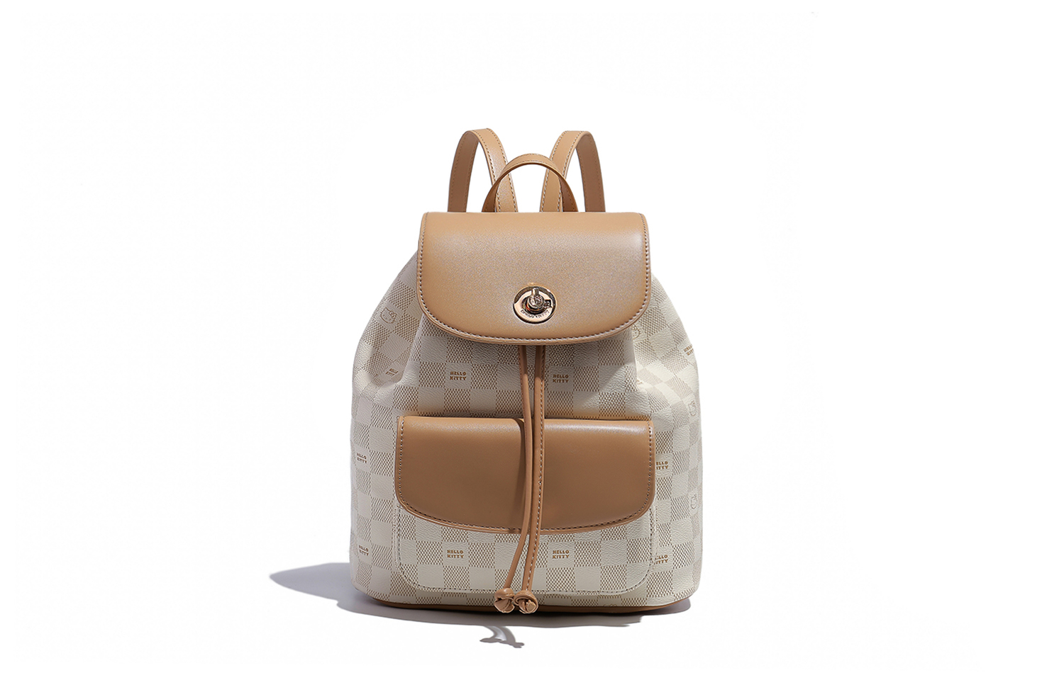 

Sanrio Рюкзак из искусственной кожи Hello Kitty женский бежевый, Ecru