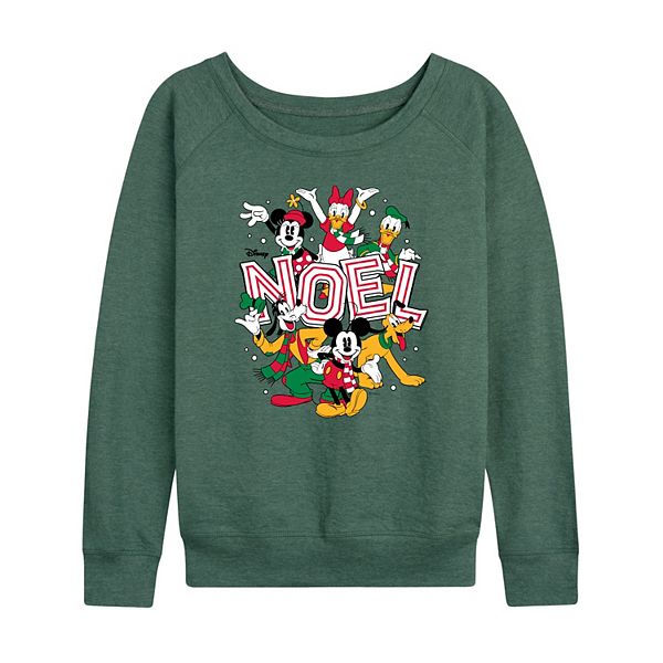

Женская футболка с длинным рукавом Mickey & Friends Noel French Terry Disney, Heather Juniper
