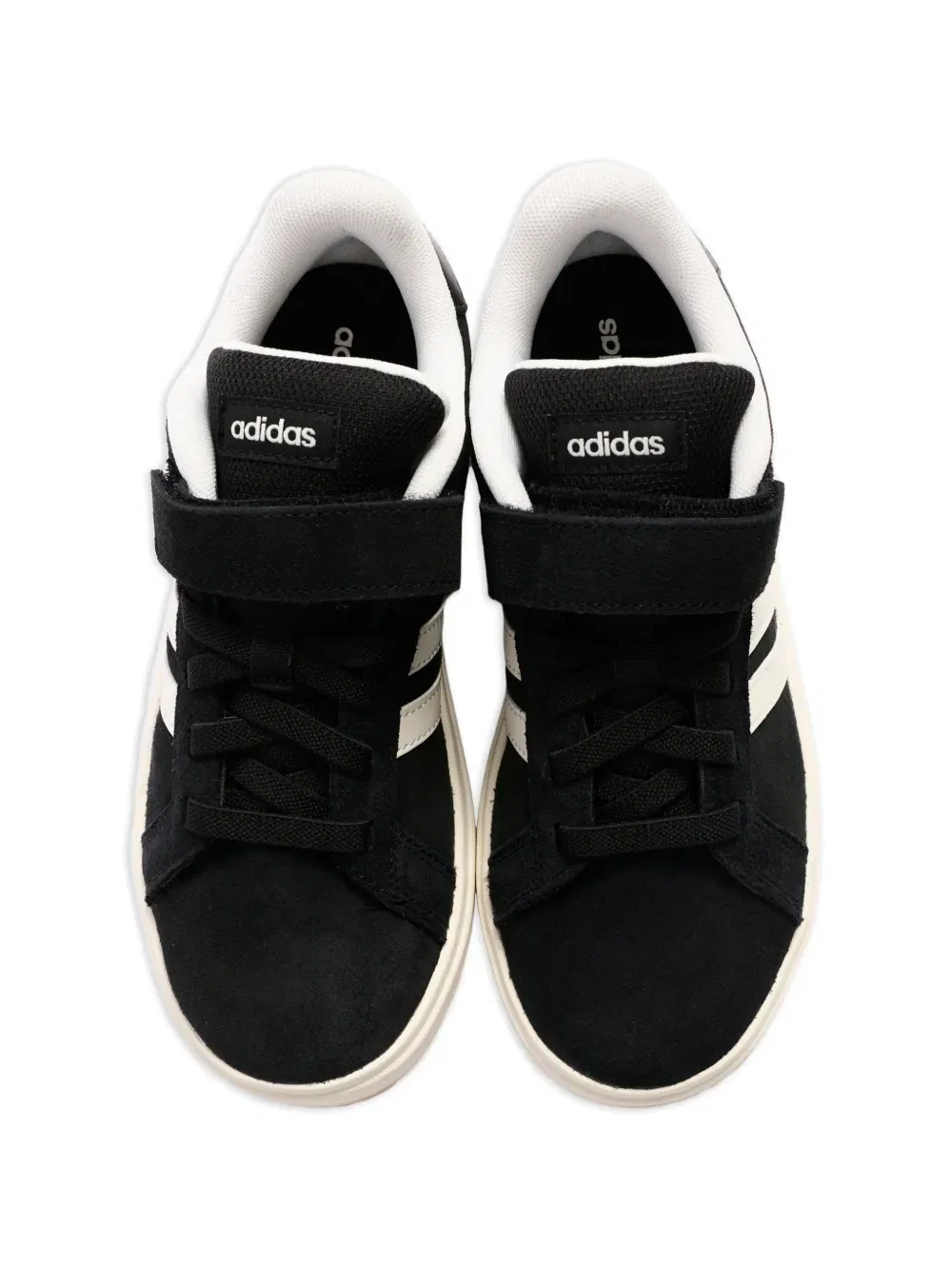 Полосатые кроссовки Adidas Kids, черный — фото 4