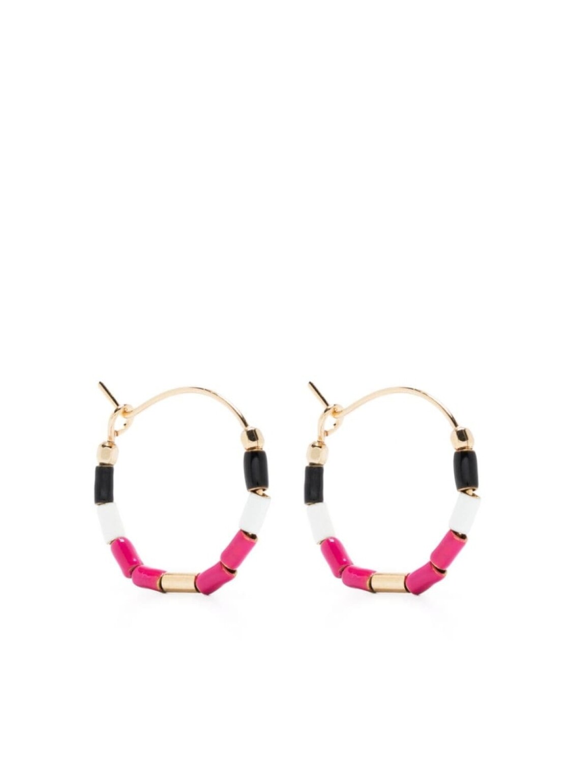 

Серьги-кольца New Color Strip ISABEL MARANT, розовый