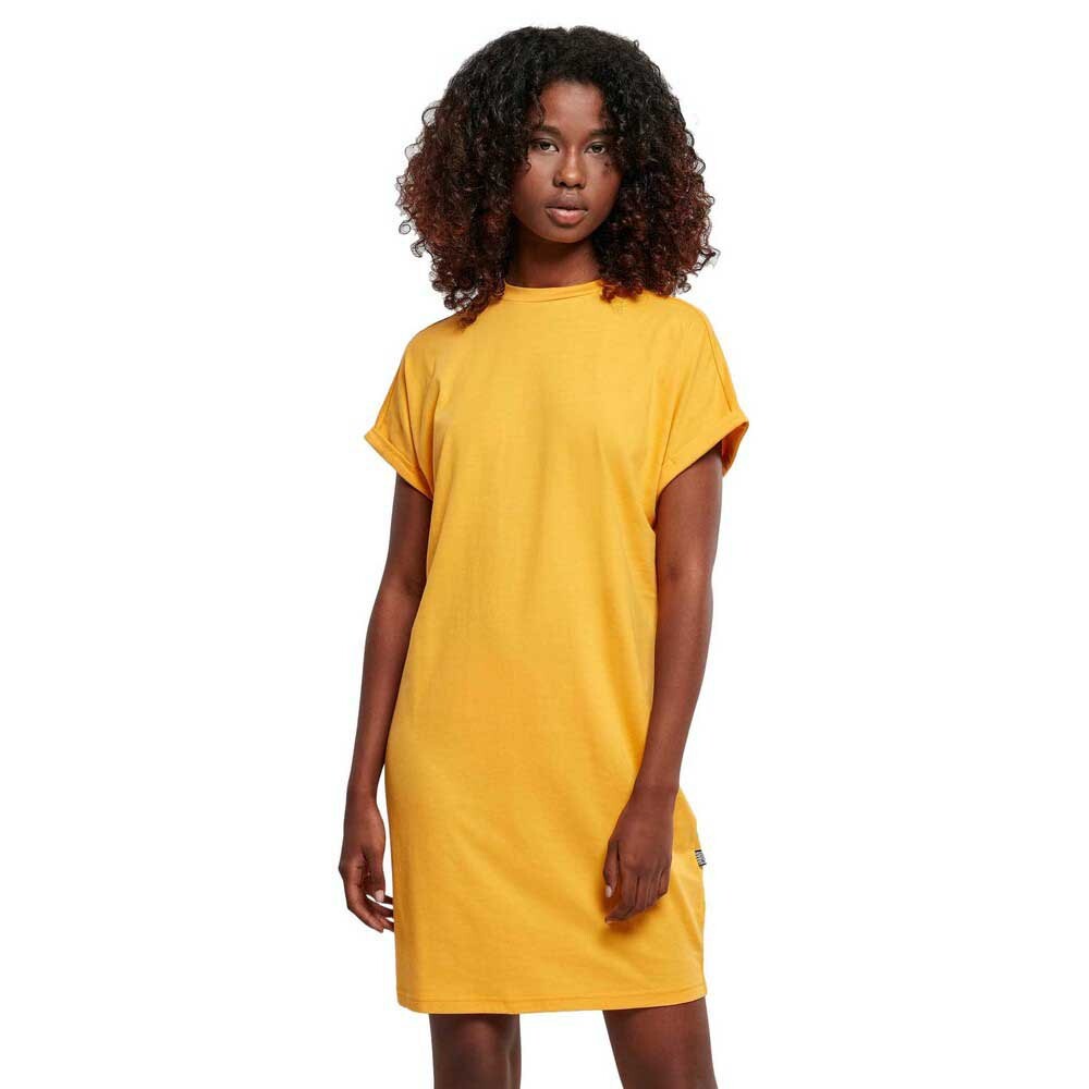 

Короткое платье Urban Classics Rainbow Short Sleeve, желтый