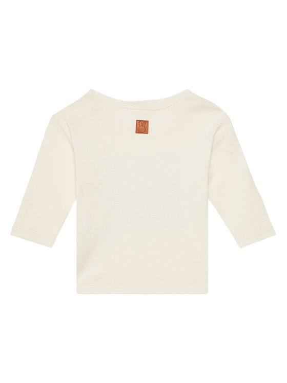 Блузка обычного кроя 3I9WA105Q United Colors Of Benetton, бежевый — фото 2