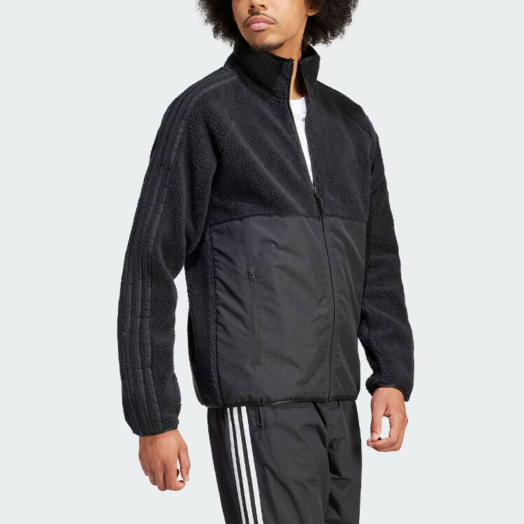 Мужская бархатная куртка Adidas Originals, цвет Black — фото 4
