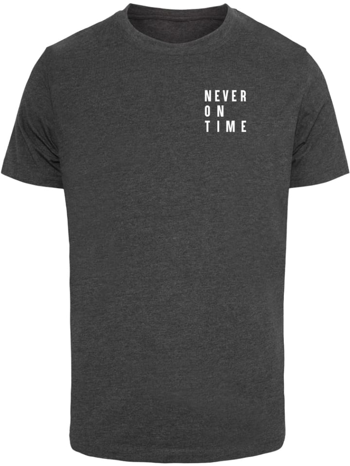 

Mister Tee Футболка "Never On Time Tee" серого цвета