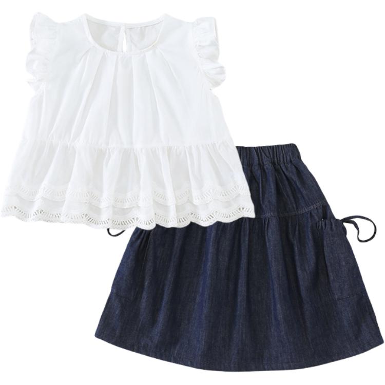 

Детский двухкомпонентный комплект с юбкой и водолазкой PROTECTCAMEL, экрю clothing sets