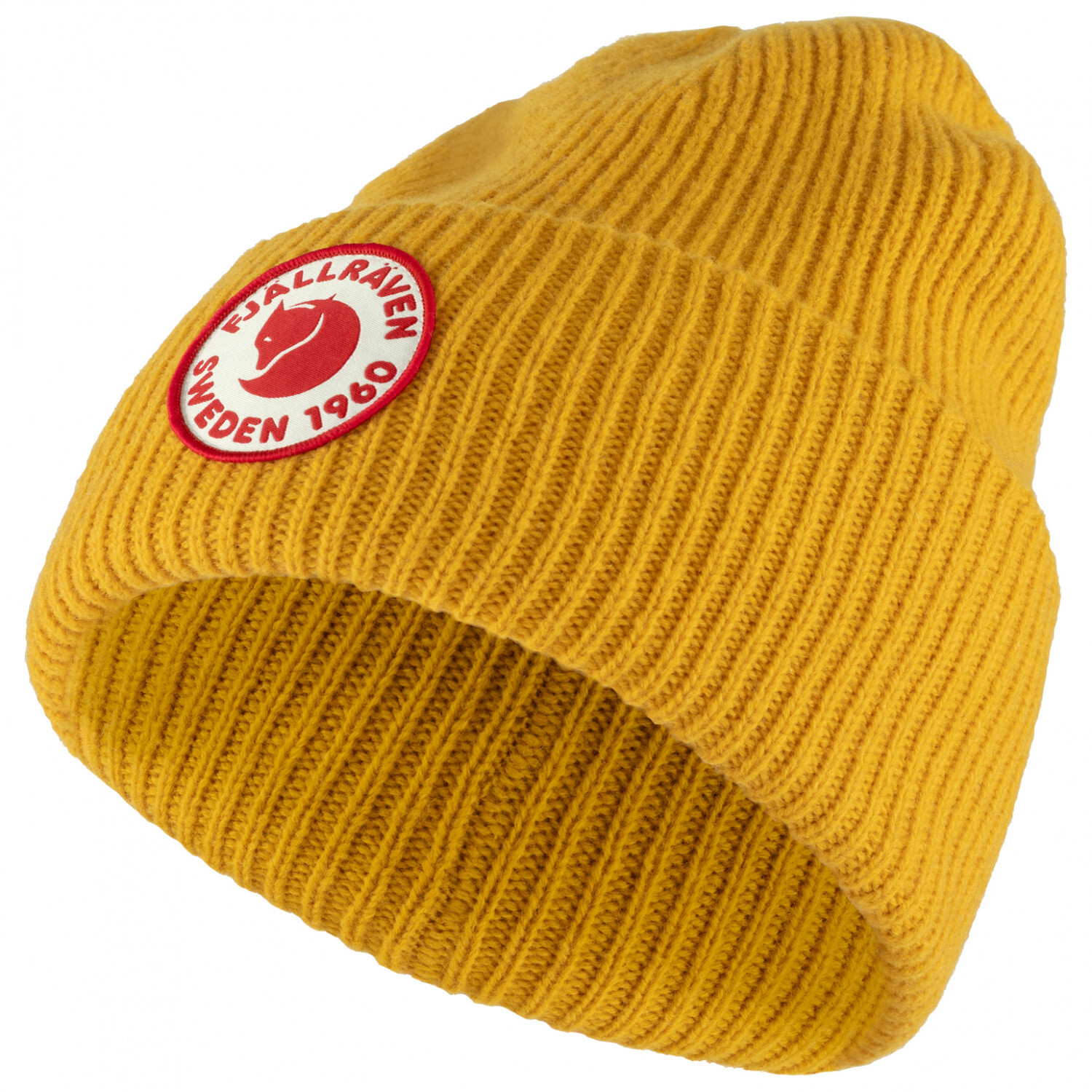 

Шапка Fjällräven 1960 Logo Hat, цвет Mustard Yellow