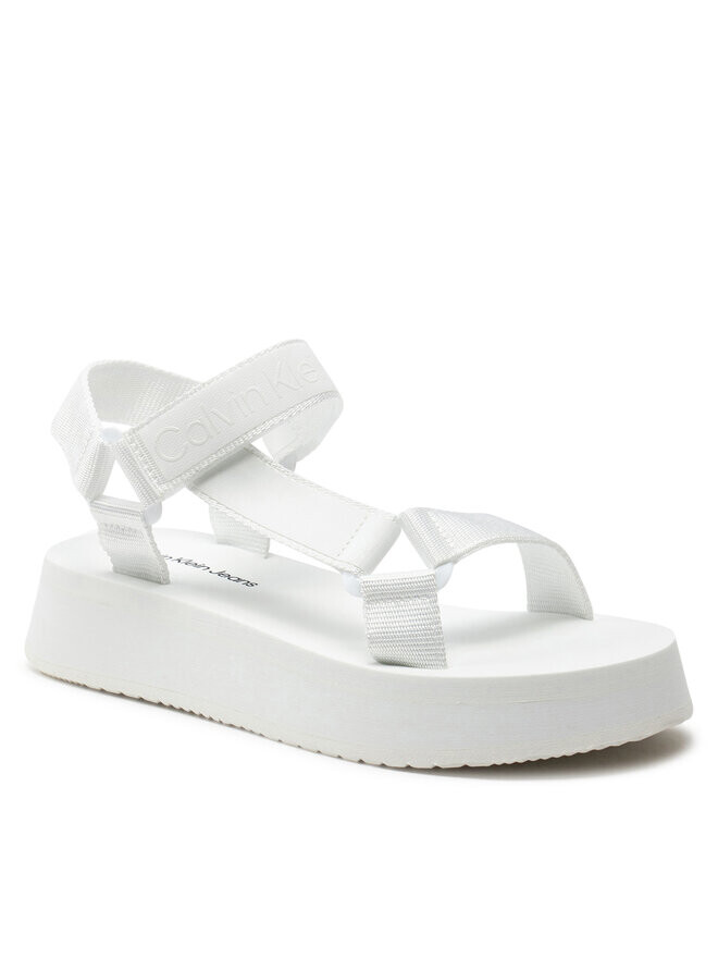 Сандалии Calvin Klein Jeans Sandal Velcro Webbing Dc YW0YW01353, белый — фото 2