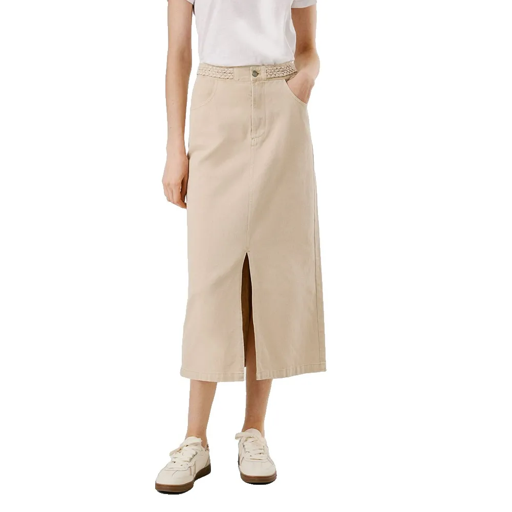 

Юбка Pepe Jeans Saura long skirt, бежевый