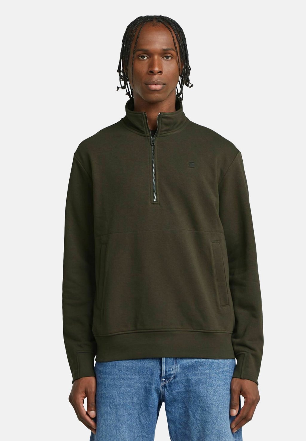 

Толстовка HALF ZIP G-STAR, серый