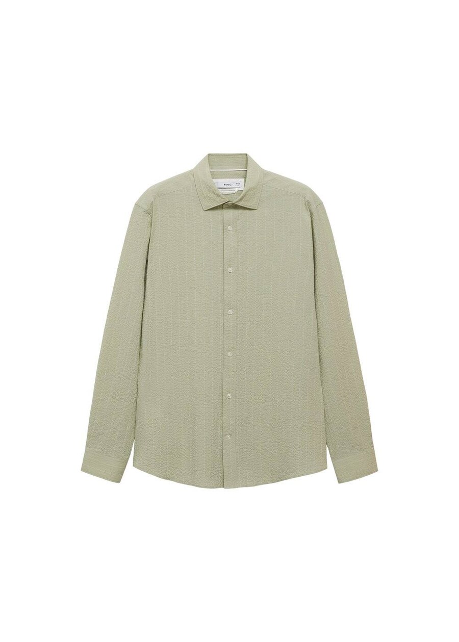 

Рубашка на пуговицах классического кроя MANGO MAN Kissos, Light green