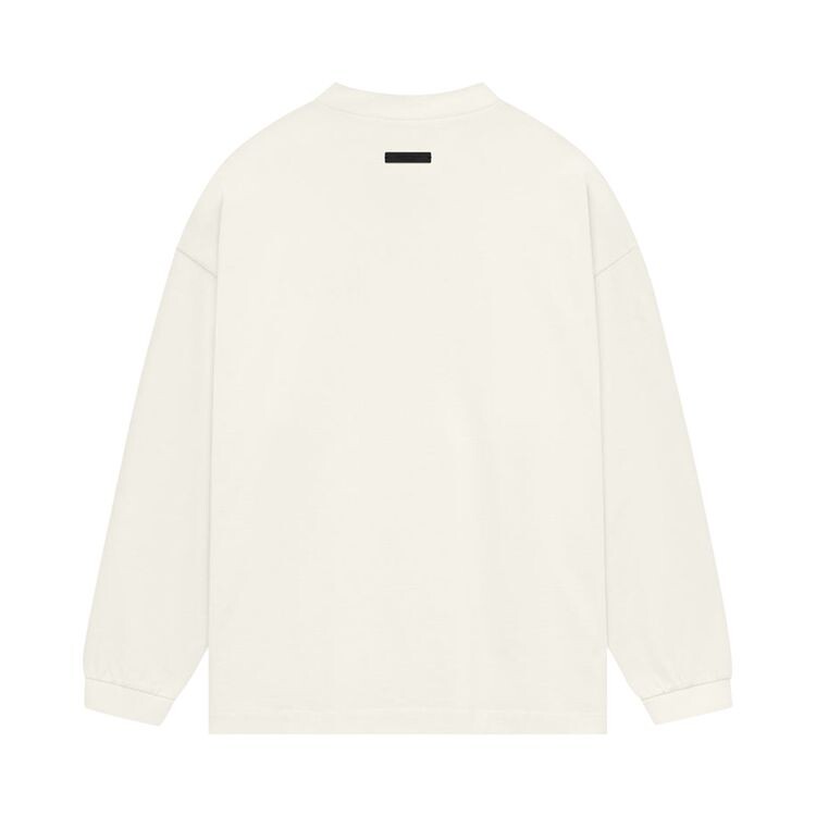 Футболка Fear of God Essentials Jersey Long-Sleeve Tee Shell, кремовый — фото 2
