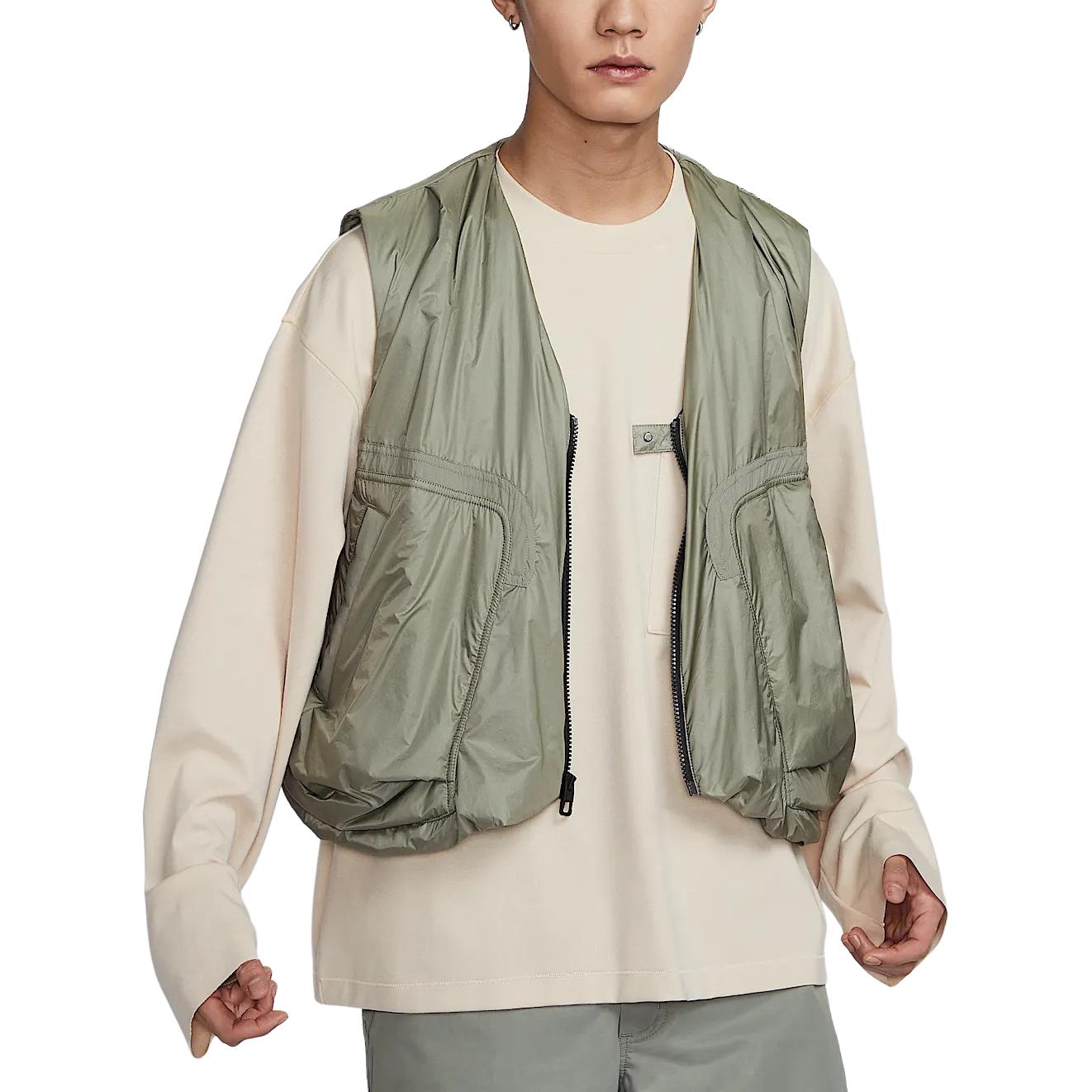 Жилет мужской Light Army Green/Black Nike, светло- зеленый/черный — фото 4